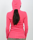 Arthur Hooded Skivvy in Pigment Pink