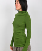 Arthur Hooded Skivvy in Pigment Green