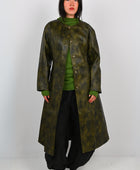 Arthur Structured Vinyl Coat in Lichen