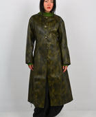 Arthur Structured Vinyl Coat in Lichen