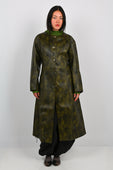 Arthur Structured Vinyl Coat in Lichen