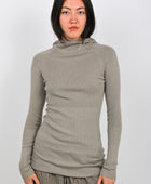 Arthur Hooded Skivvy in Plaster
