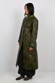 Arthur Structured Vinyl Coat in Lichen