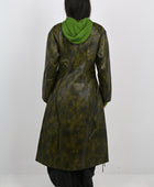 Arthur Structured Vinyl Coat in Lichen