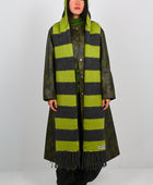 Arthur Apparel Balaclava Scarf in Acid/Grey