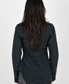 Arthur 'Ruffle' Blouse in Starry Night