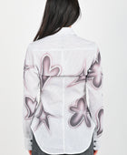 Arthur 'Ruffle' Blouse in Stencil