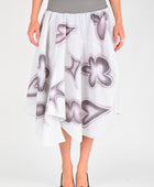Arthur 'Drape' Panel Skirt in Stencil