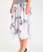 Arthur 'Drape' Panel Skirt in Stencil