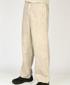 Beach Brains 'Work Cut' Jeans in Ecru