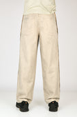 Beach Brains 'Work Cut' Jeans in Ecru
