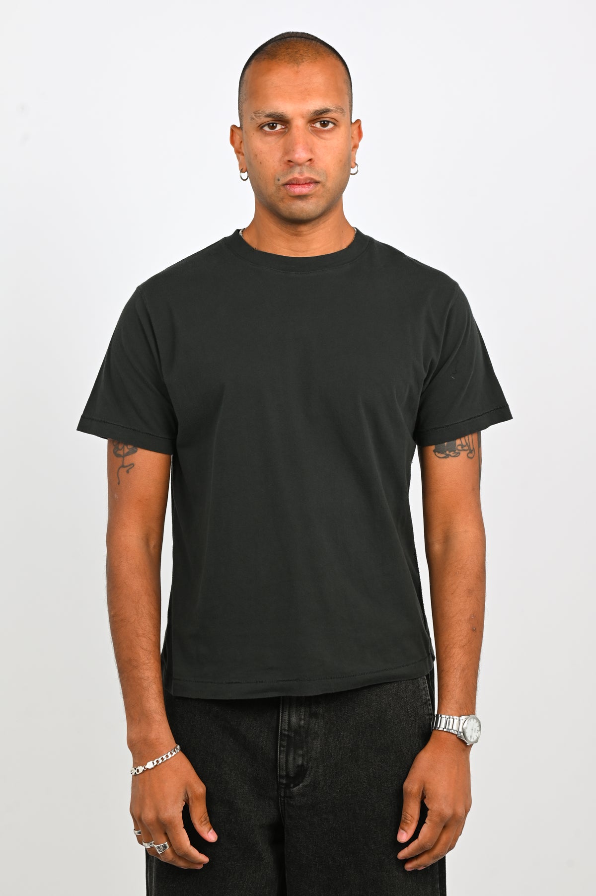 Beach Brains 'Tide' Tee in Black
