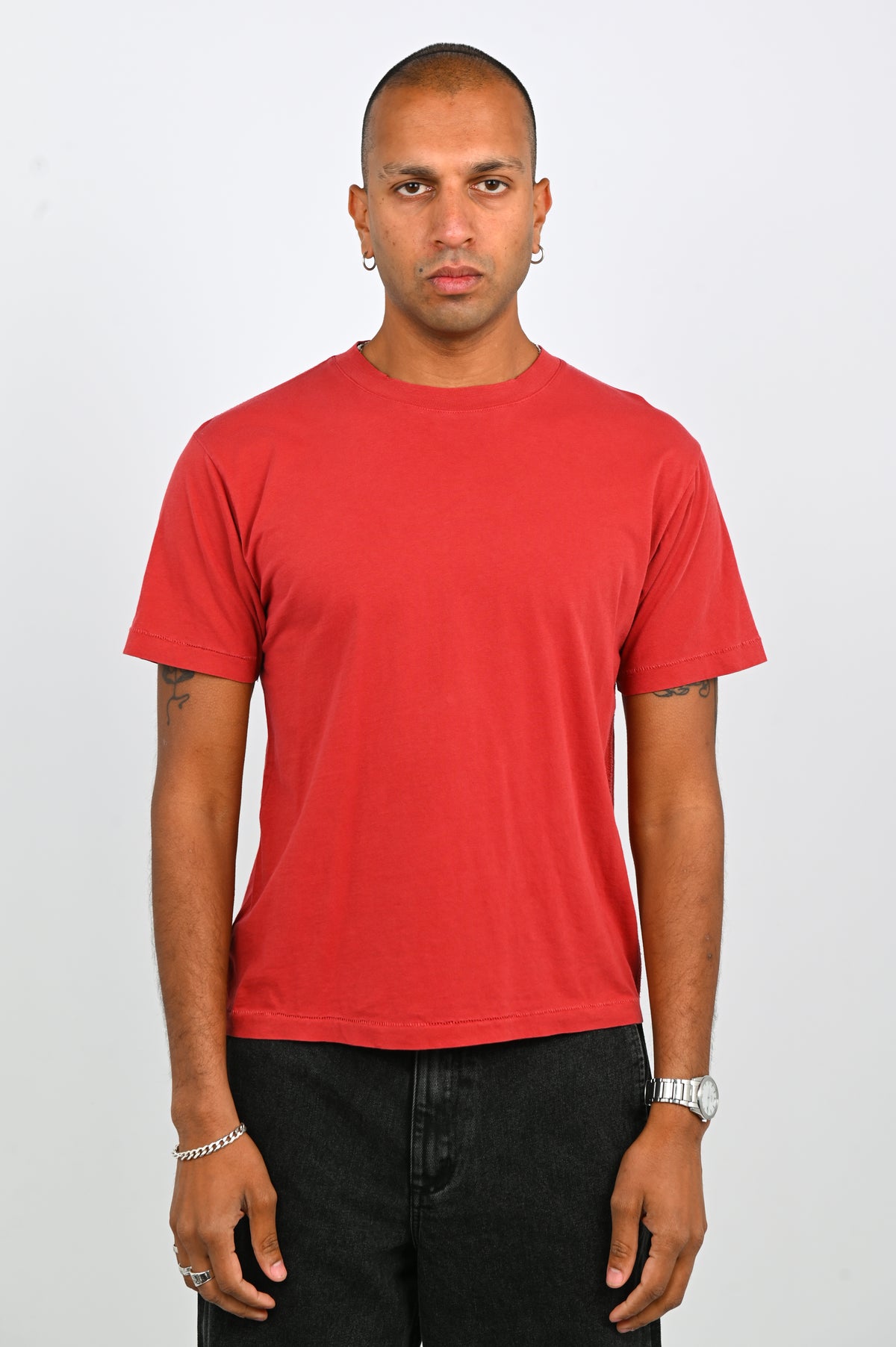 Beach Brains 'Tide' Tee in Red