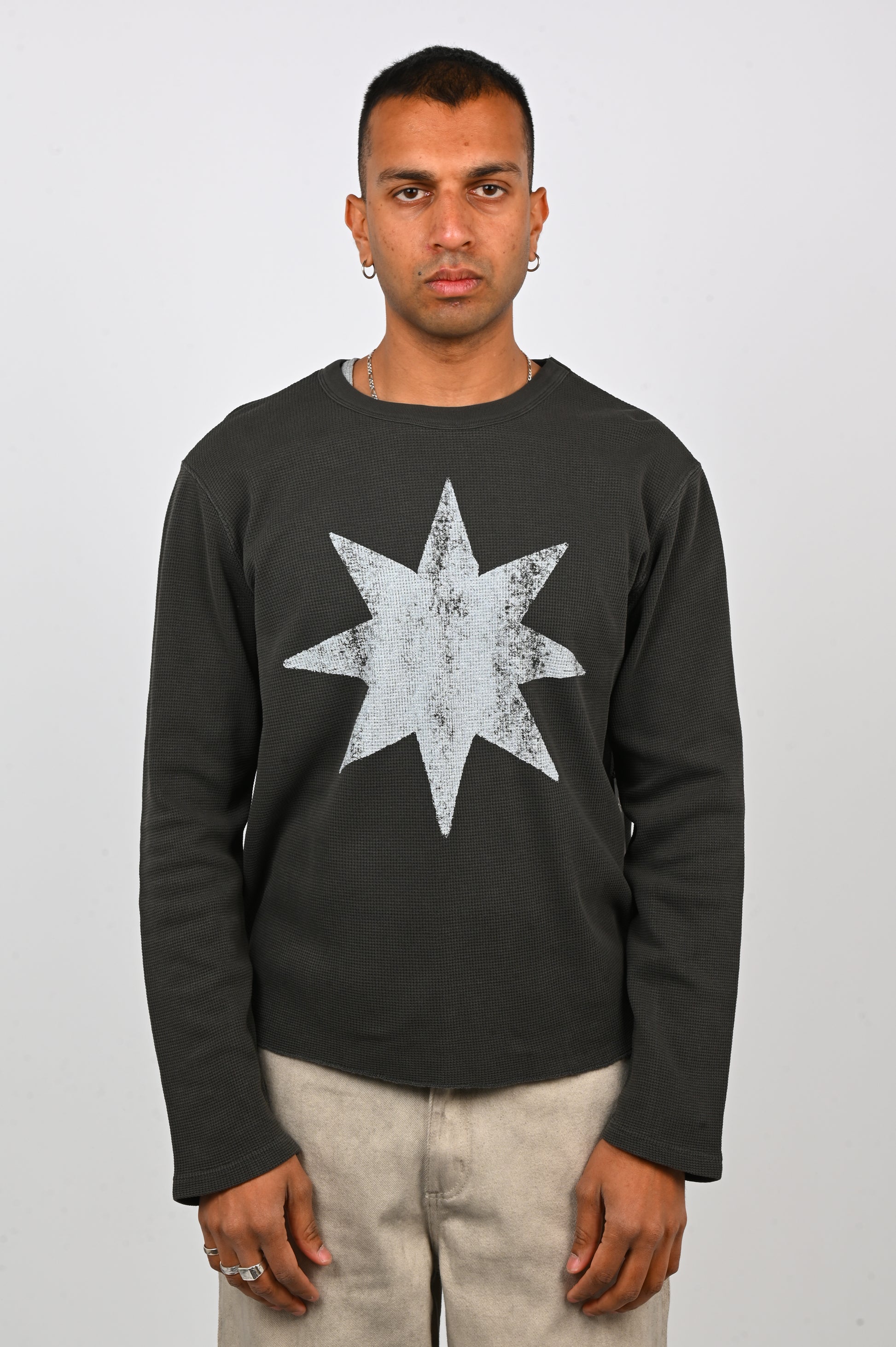 Beach Brains Star 'Drive' Waffle LS