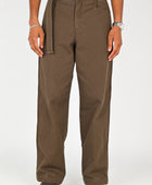 Beach Brains Pleated Work Pant in Fatigue