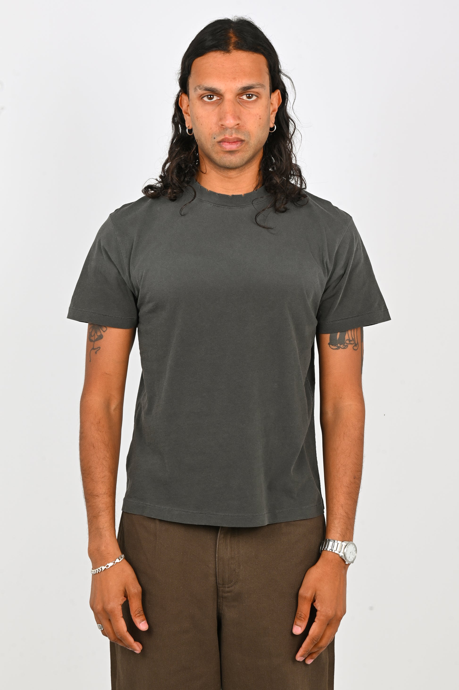 Beach Brains 'Tide' Tee in Sun Faded Black