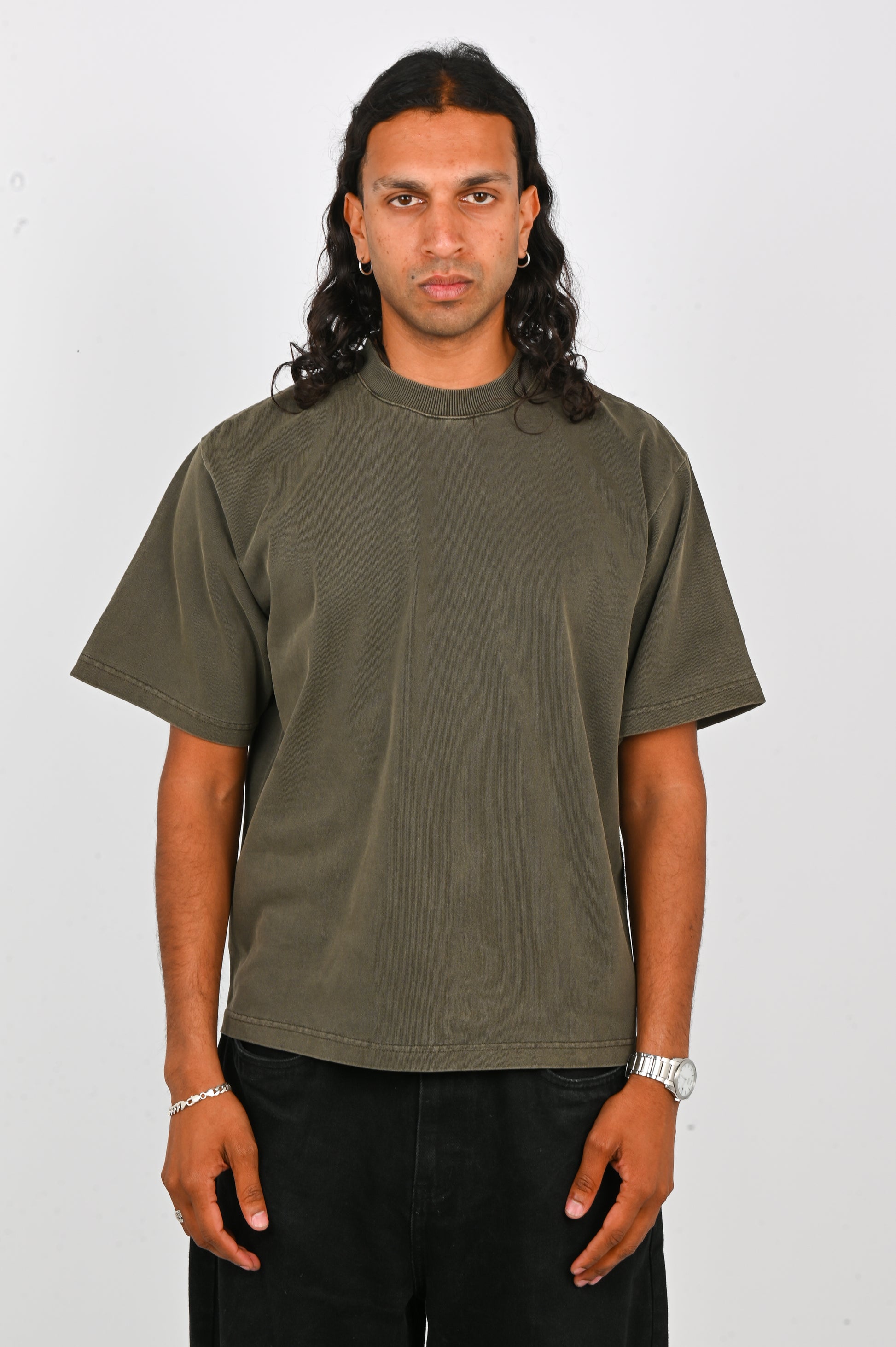 Beach Brains 'Dream' Tee in Fatigue