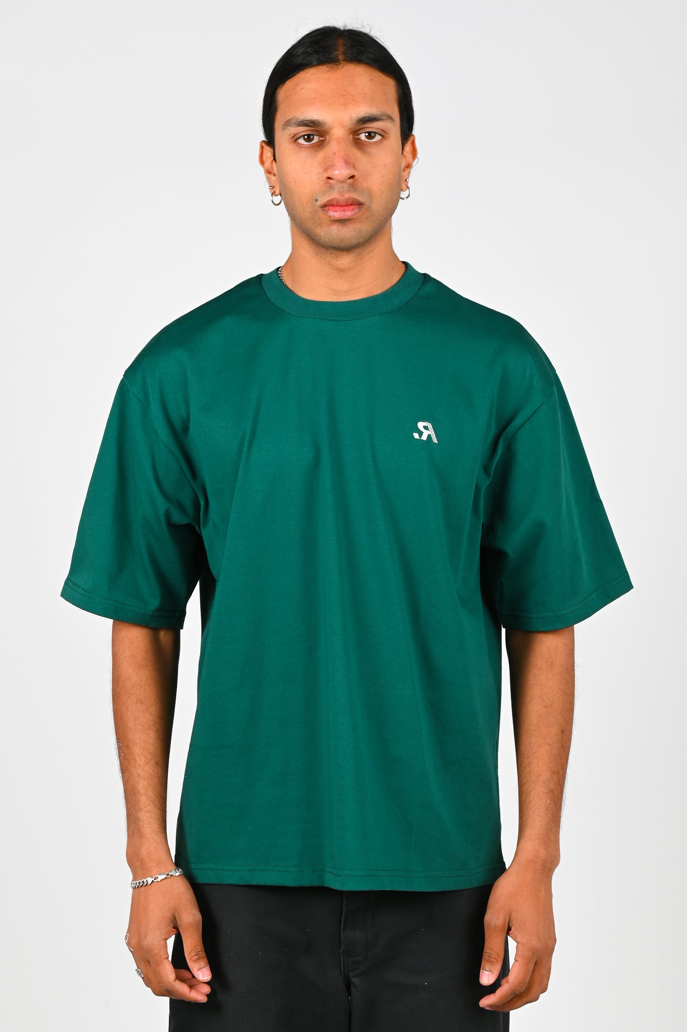 R.Sport 'Classic' Logo Tee in Emerald Green