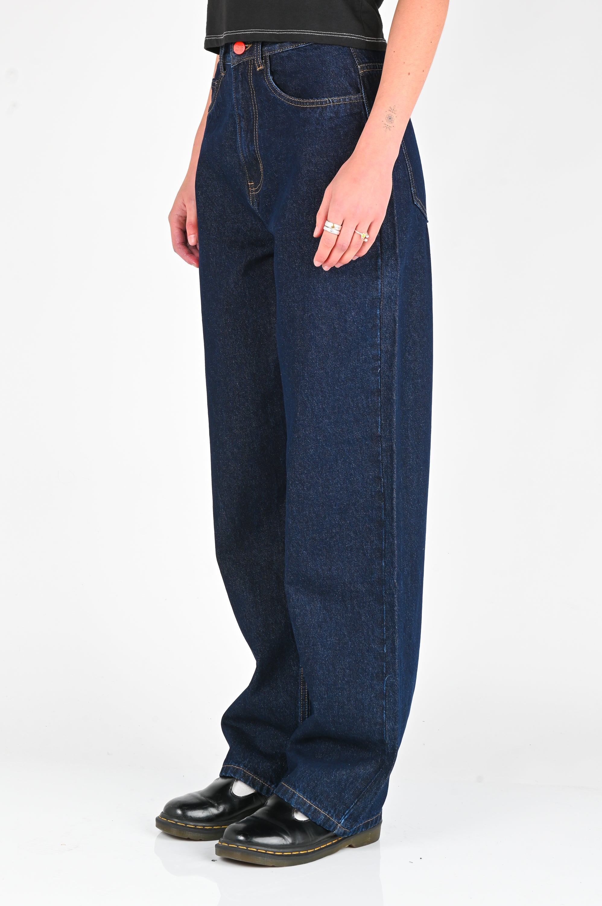 BeWider 'Super Loose' Jeans in Dark Blue