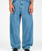 BeWider 'Super Loose' Jeans in Medium Blue