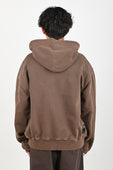 Beach Brains 'Star Bomber' Zip Hoodie in Chocolate