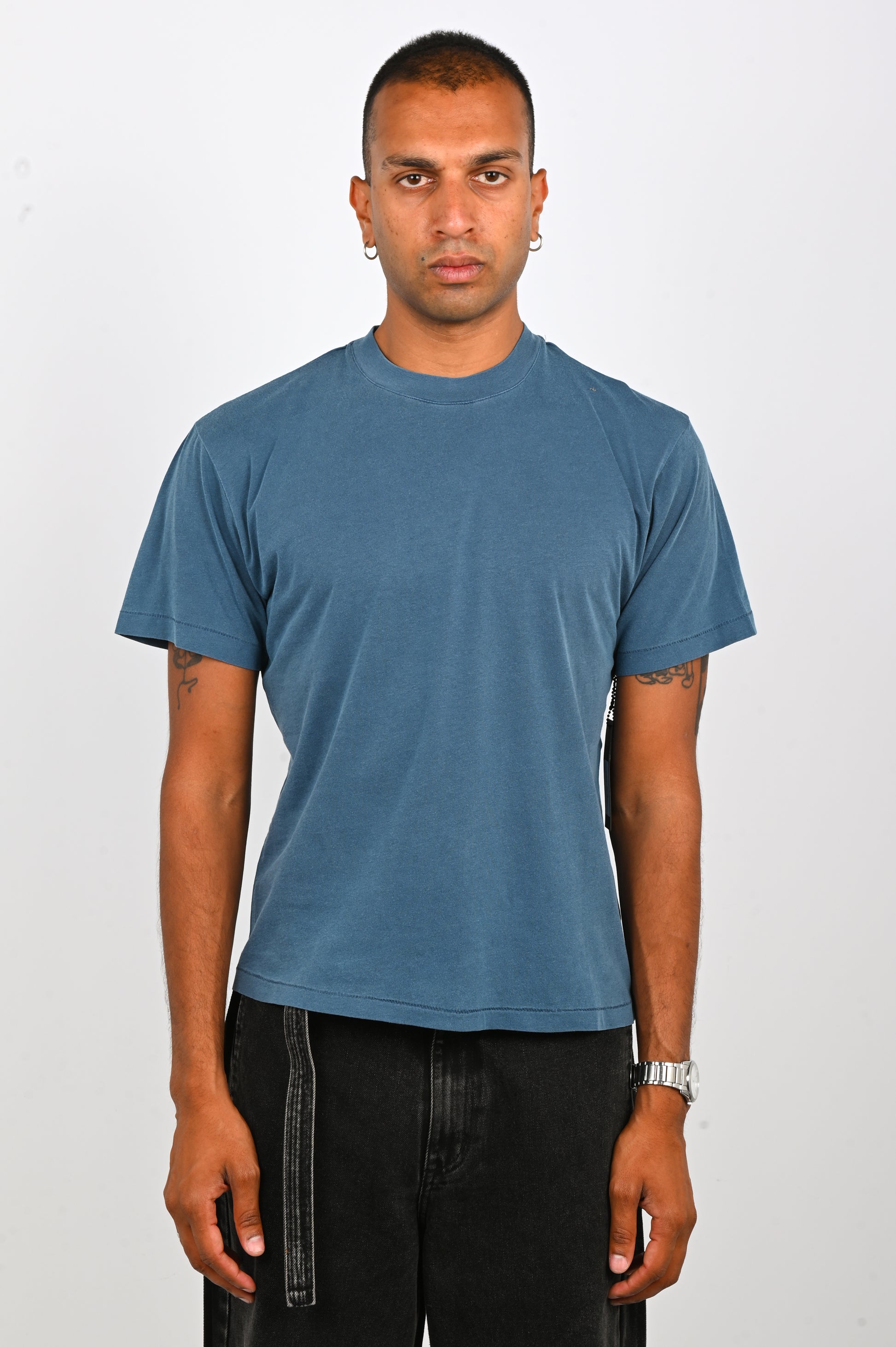 Beach Brains 'Tide' Tee in Indigo