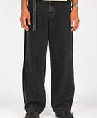 Beach Brains 'Work Cut' Jeans in Black