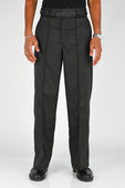 Beach Brains 'Shadow' Suit Pant in Black Herringbone