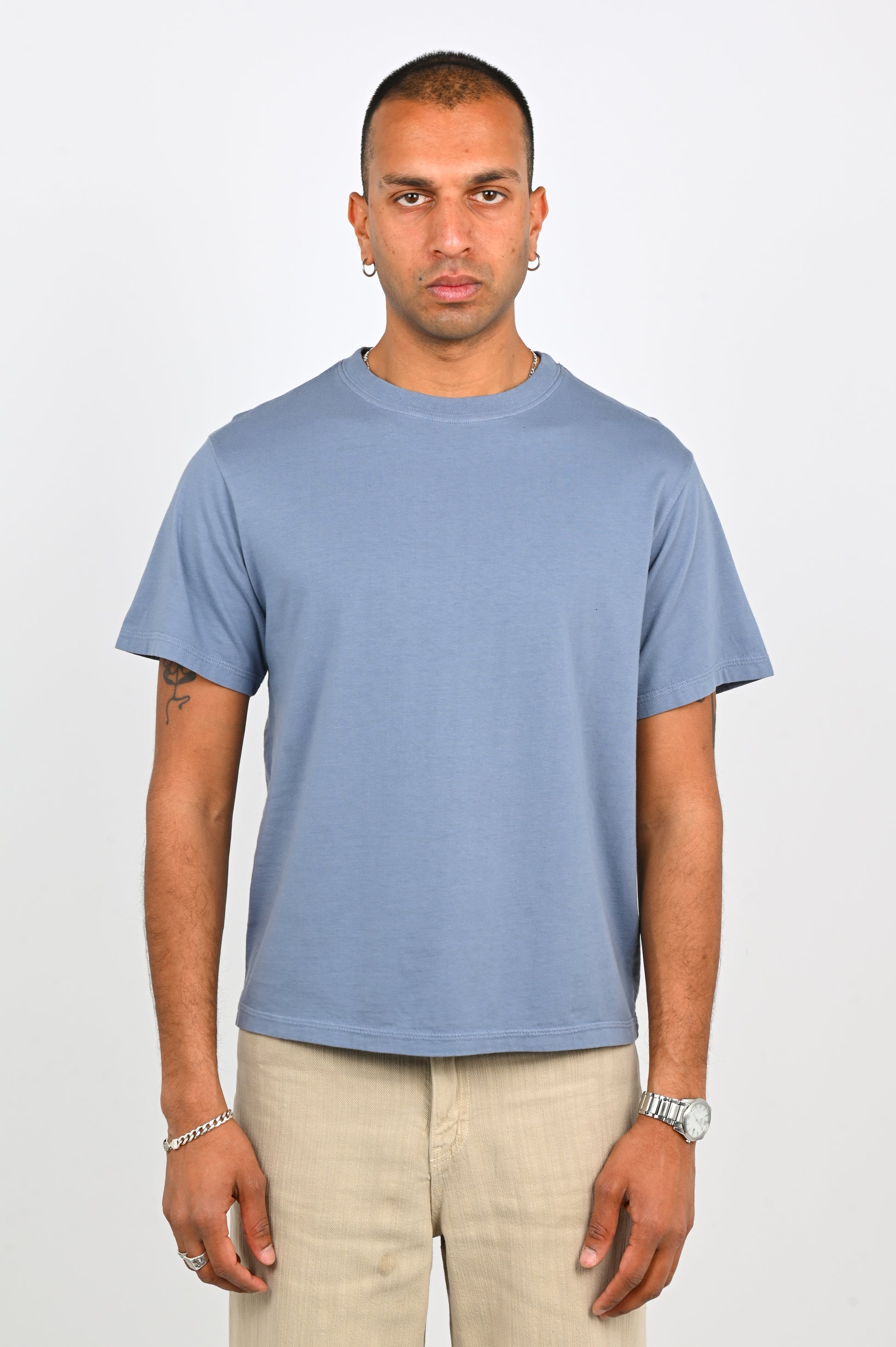 Bidi 'Guerrero' Tee in Blue Granite