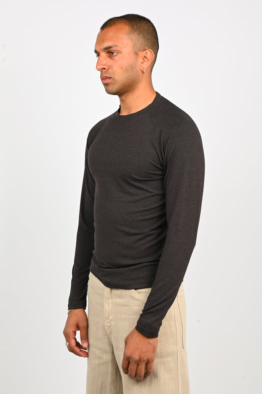 Bidi 'Al' Raglan Long Sleeve Top in Fudge