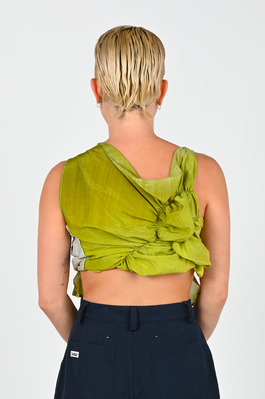 KATALYST 'Handkerchief' Top in Chartreuse