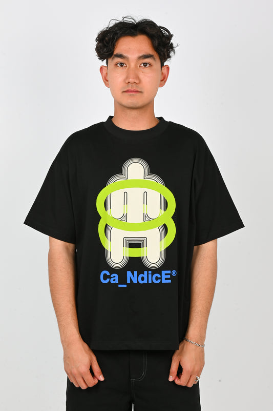 Candice 'Traverse' Tee in Black