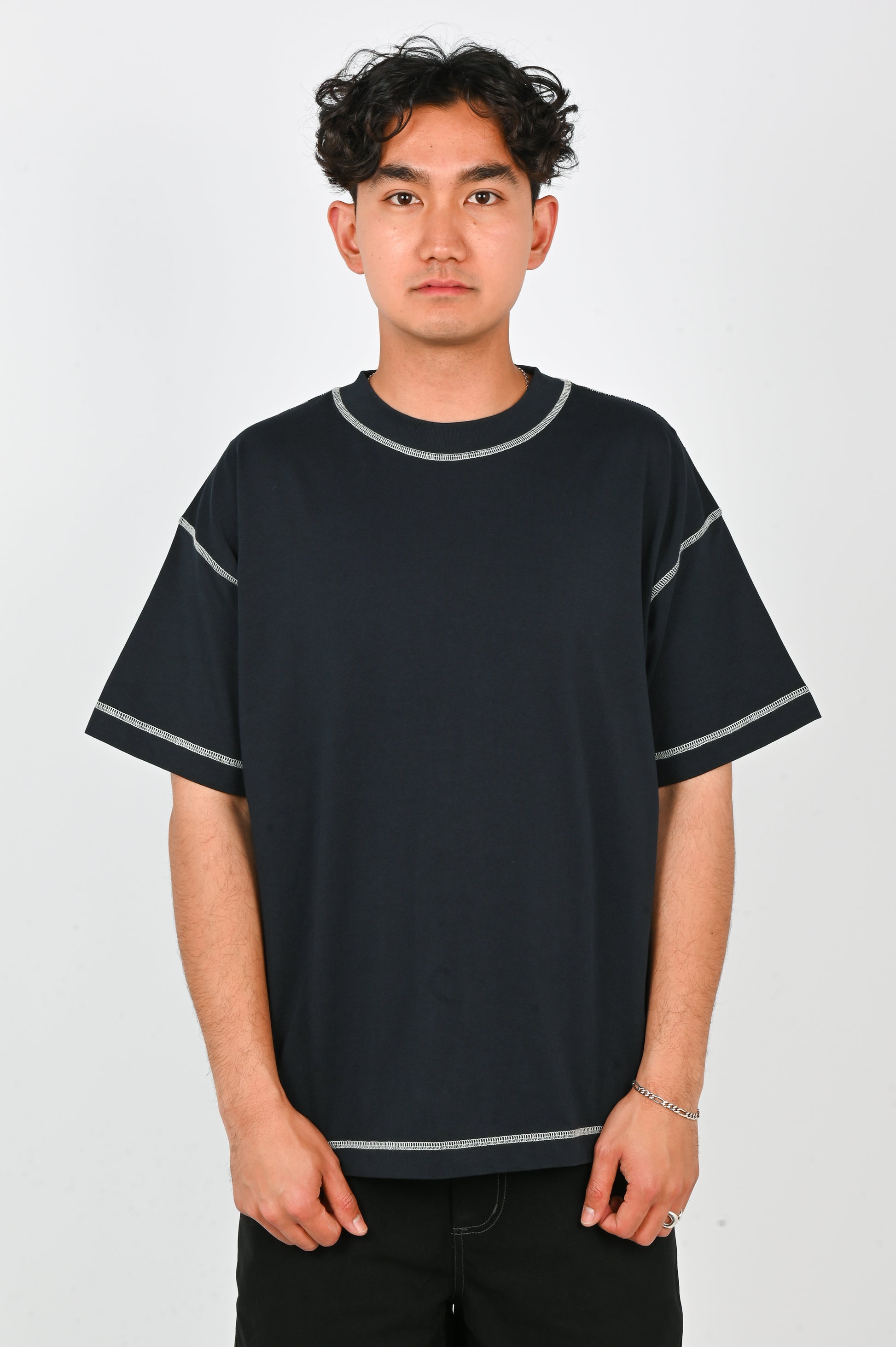 Candice 'Index' Tee in Navy