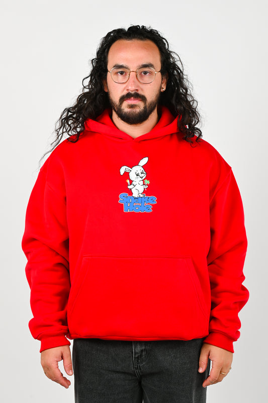 The Snake Hole 'Bad Bunny' Hoodie In Red