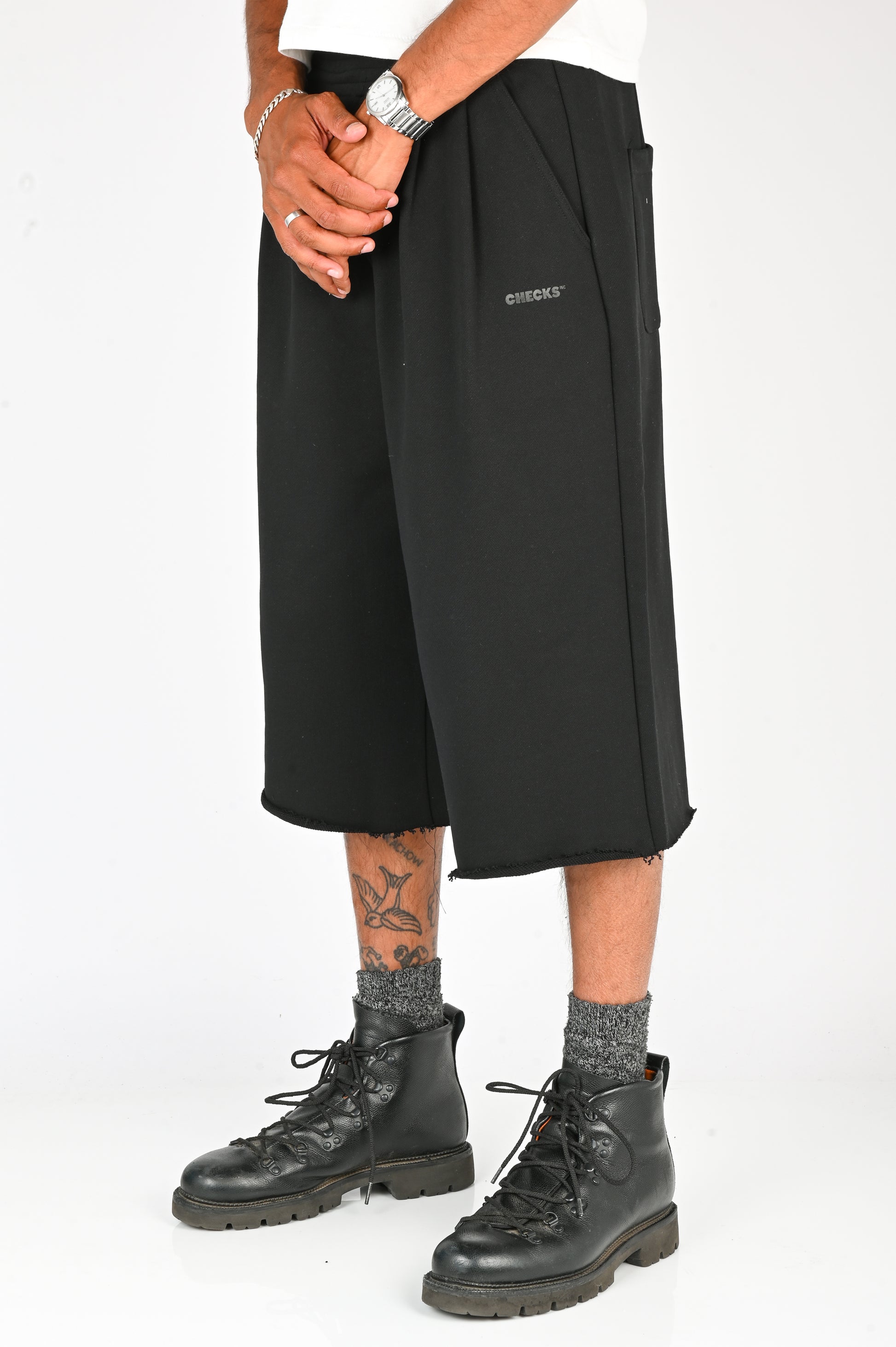 Checks 'Lark' Sweat Shorts in Black