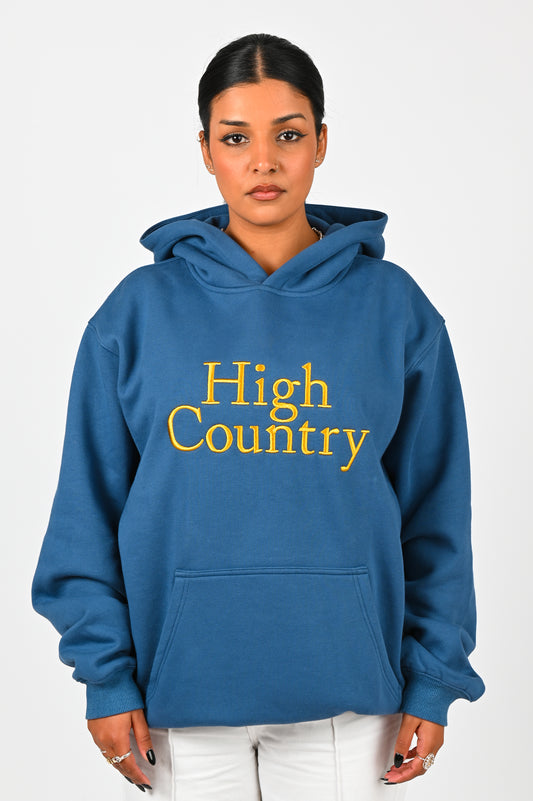 Candice 'High Country' Hoodie in Mid Blue