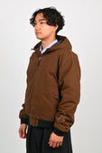 Candice 'Woodlea' Hooded Jacket in Brown