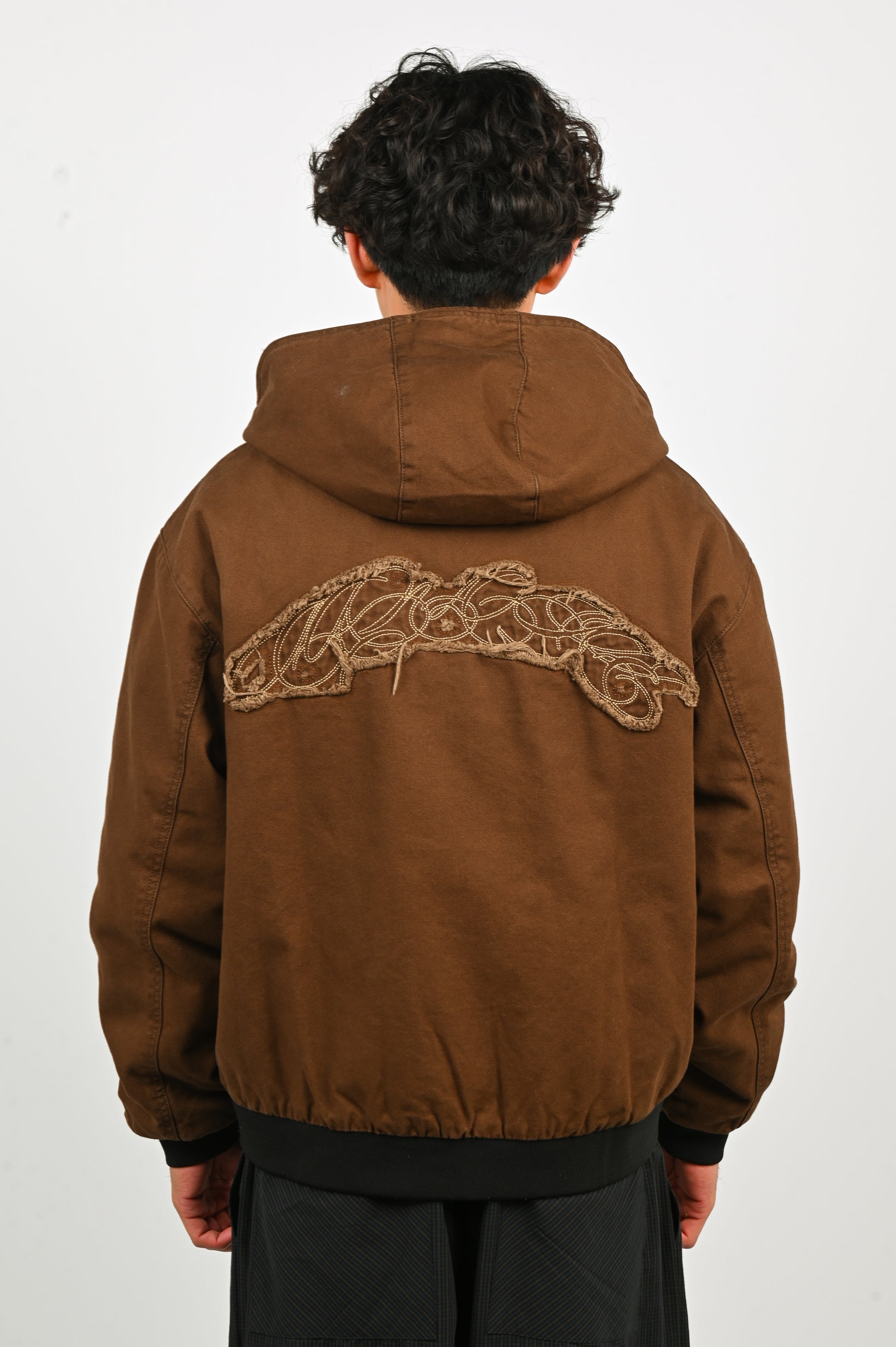 Candice 'Woodlea' Hooded Jacket in Brown