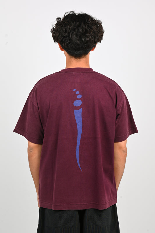 Candice 'Ready' Tee in Maroon