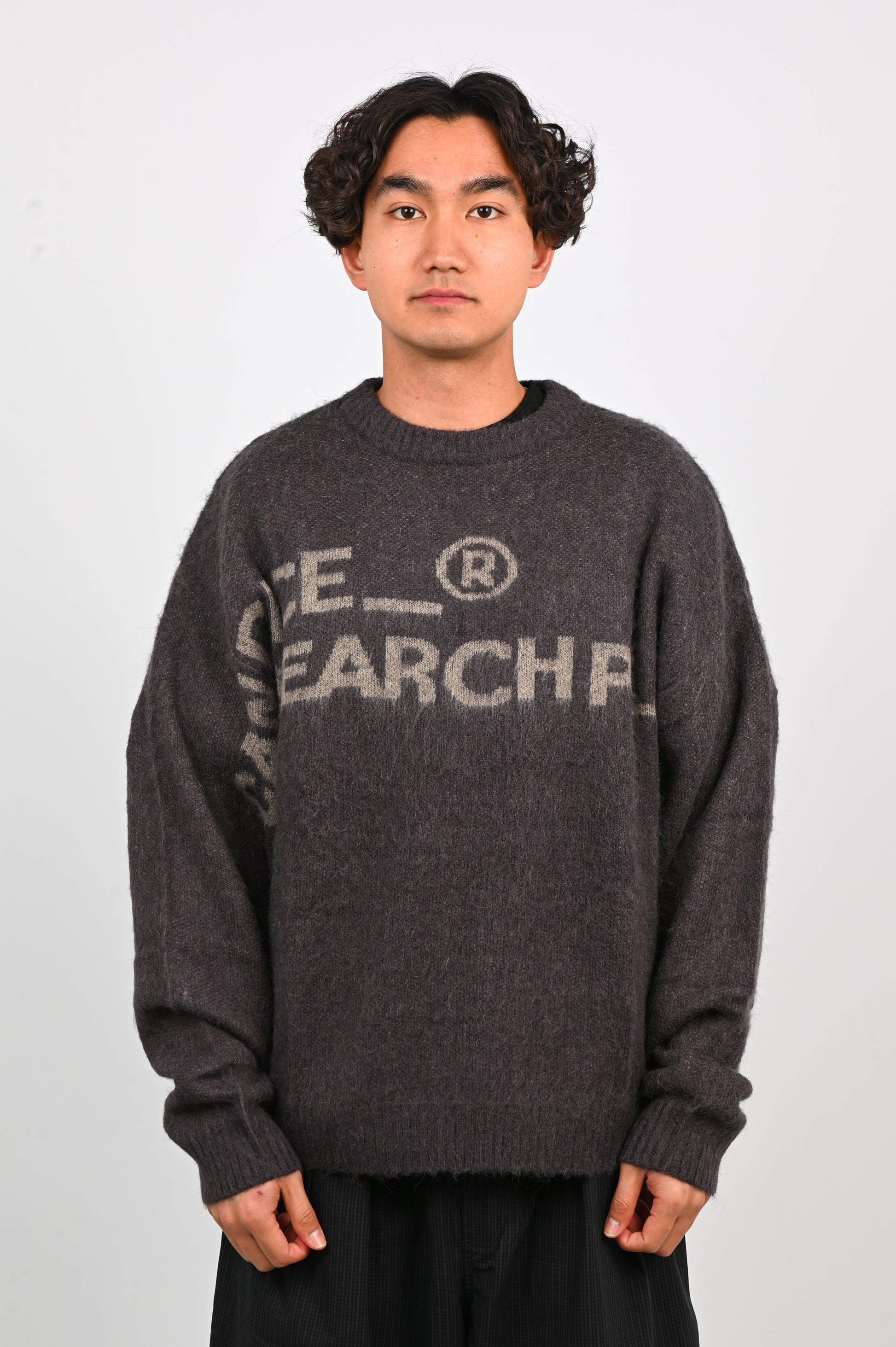 Candice 'Research' Mohair Sweater in Grey