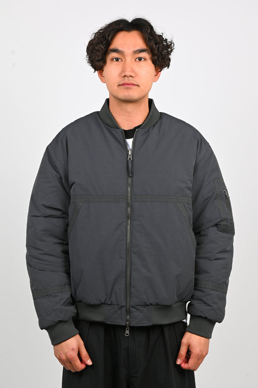 Candice 'Miner' Reversible Bomber in Slate