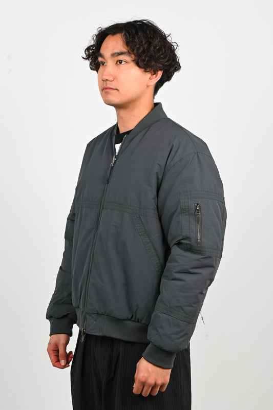 Candice 'Miner' Reversible Bomber in Slate