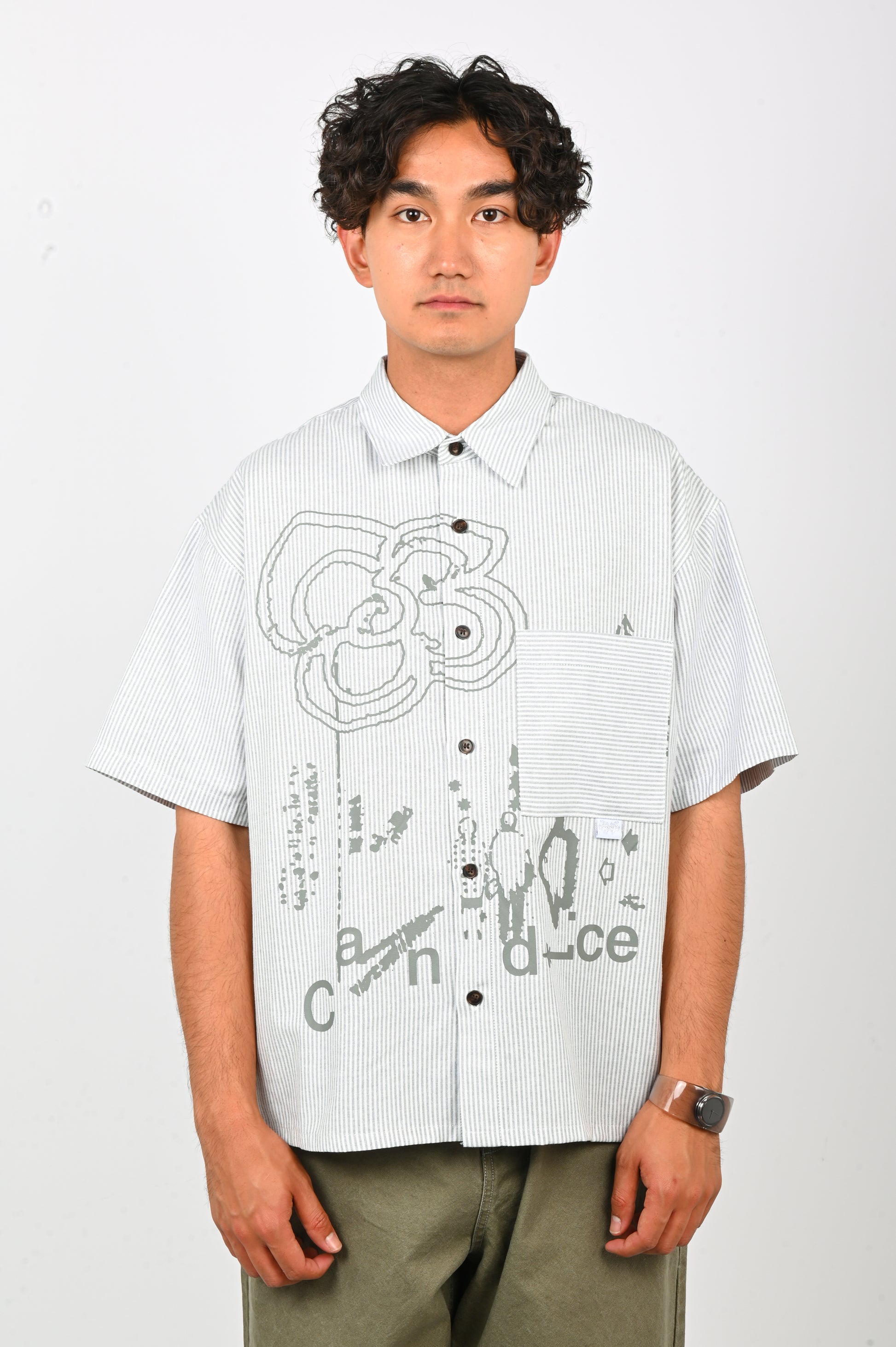 Candice 'Bloom' Shirt in Grey