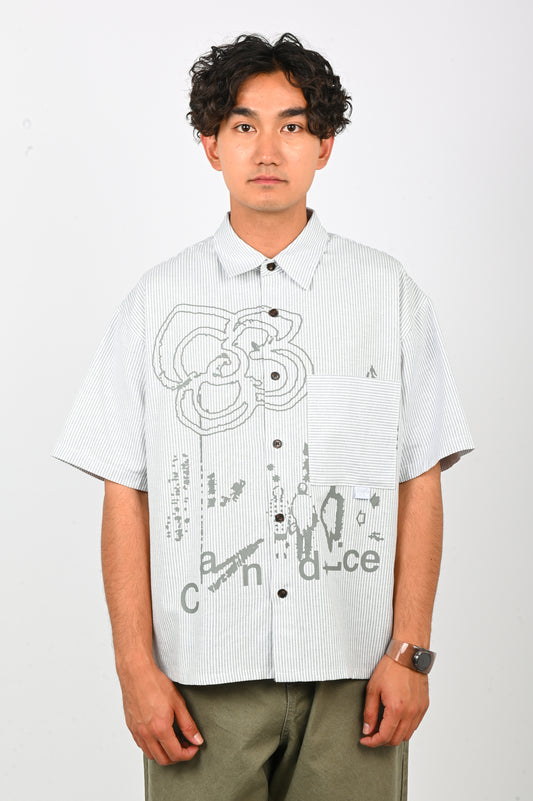 Candice 'Bloom' Shirt in Grey