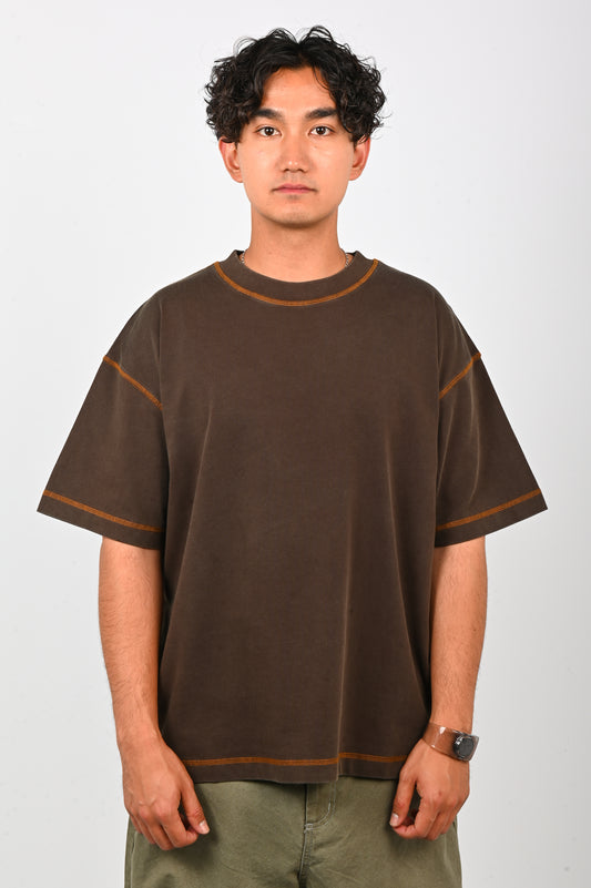 Candice 'Index' Tee in Brown