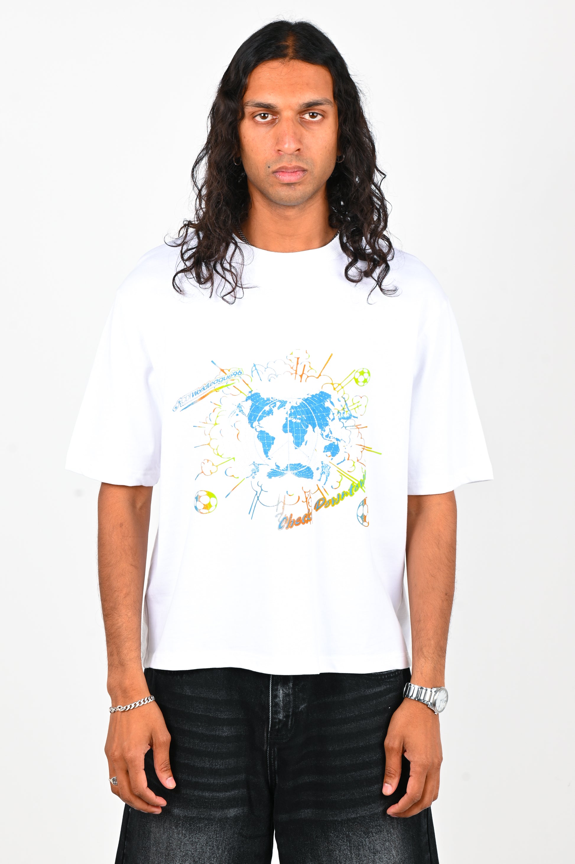 Checks 'World League' Tee