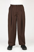 Checks 'Hakama' Pants in Cocoa Wool