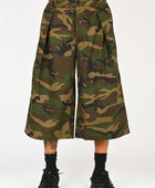 Checks 'Hakama' Shorts V2 Woodland Camo