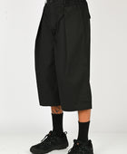 Checks Downtown Hakama Shorts V2 in Black Ripstop