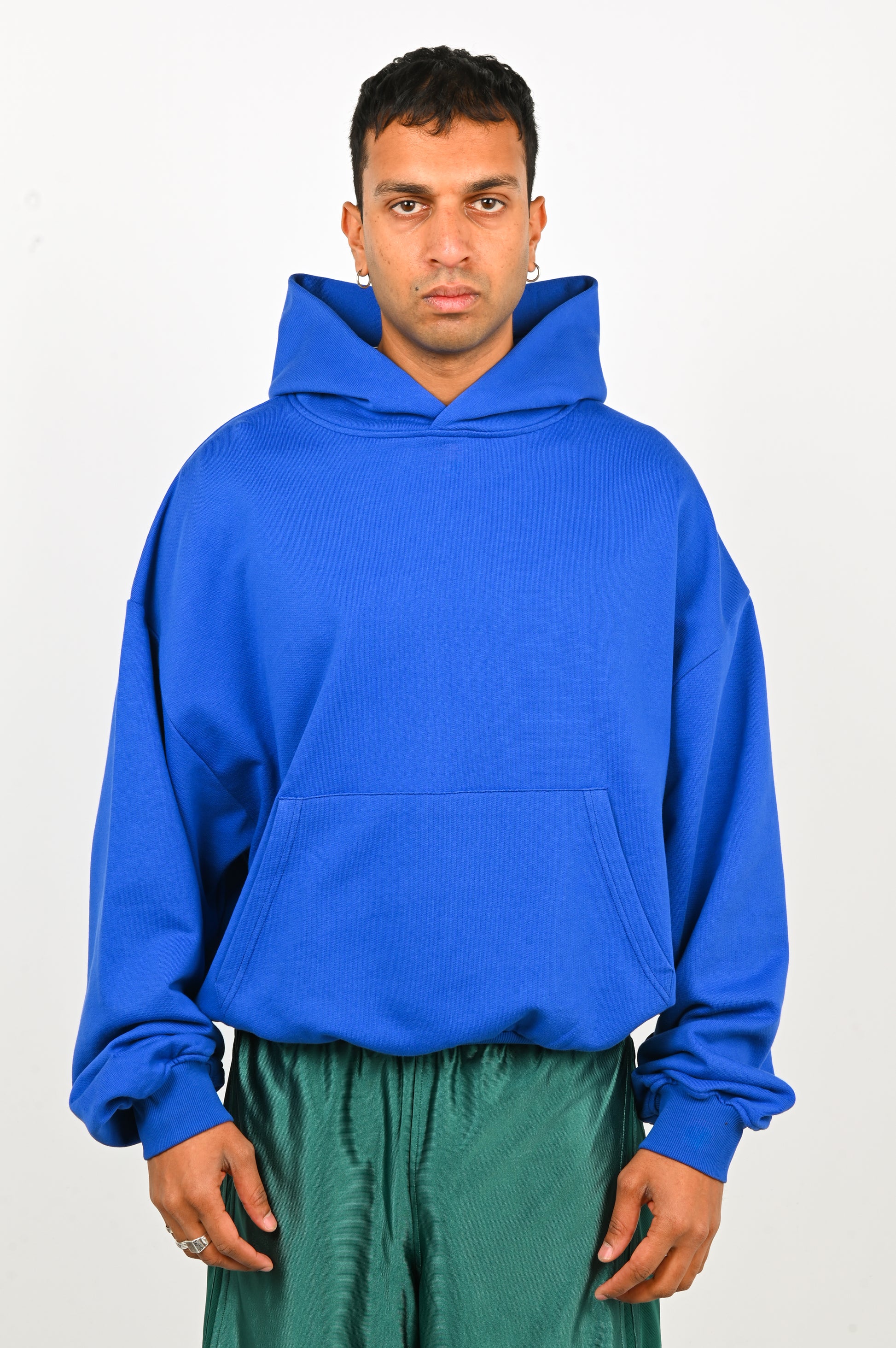 Checks 'Evergreen Hoodie' in Royal Blue